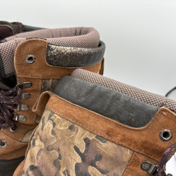 Wolverine Thinsulate Camo Brown Rubber Hunting Duck Boots Outdoor Size 10 - Picture 11 of 14